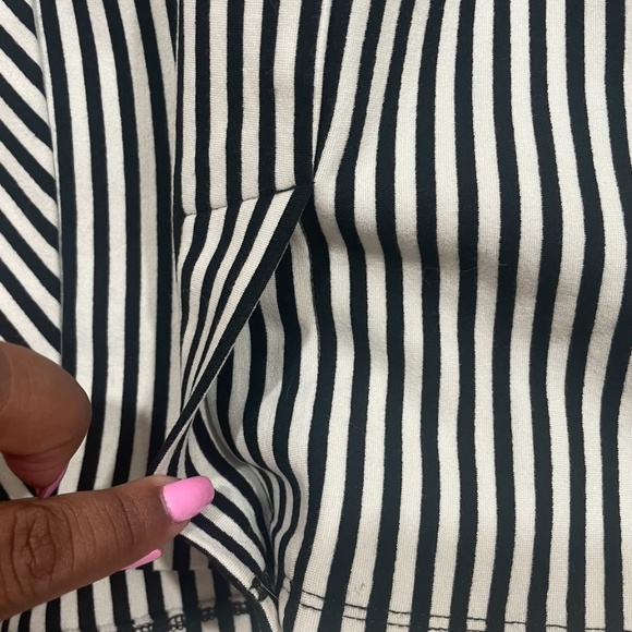 Torrid Black Striped Spaghetti Strap Bodycon Mini Dress Size 24 NWOT - Picture 6 of 12